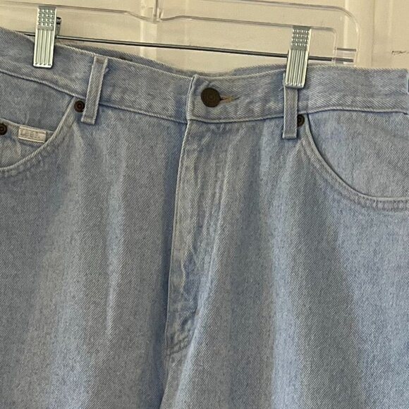 Vintage Union Made Lee Light-Wash High-Rise Jeans Sz Size 14 - Picture 2 of 8